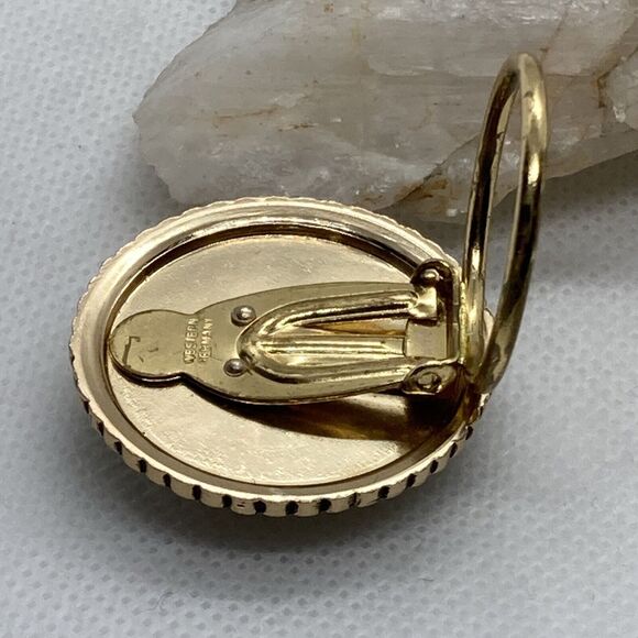 Vintage Western Germany Gold Tone‎ Light Pink Iridescent Star Scarf Clip - Picture 7 of 9